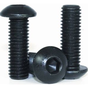 BUTTON HEAD SOCKET SCREW UNC 5/16 X 3/4 BLACK 